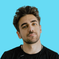 a man